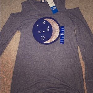 Girls moon and stars shirt